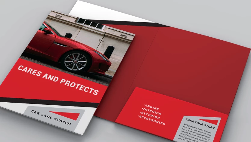 Custom Shape Folders - A5 Custom Shape Folder 2 Image