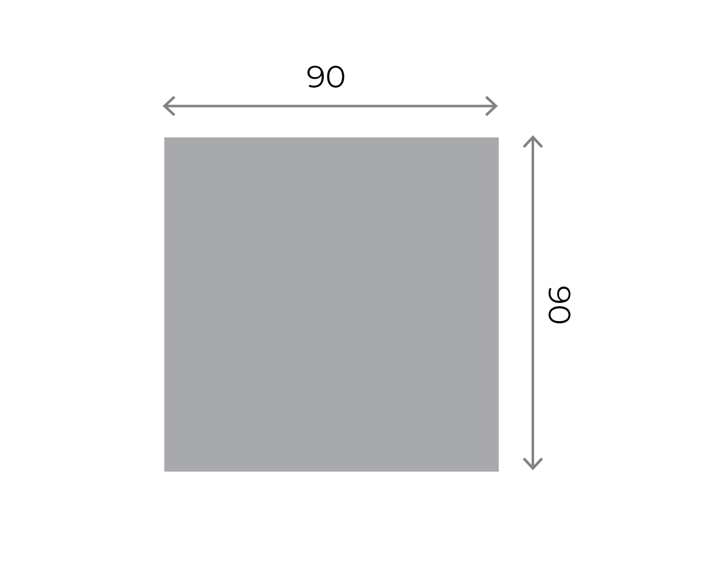 Square Stickers - 90x90mm Square 90x90mm 01 Image